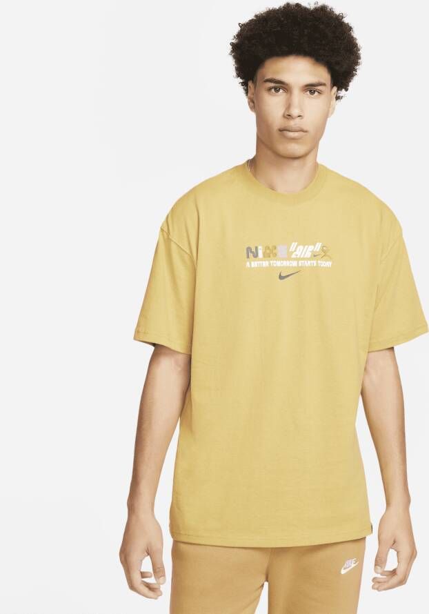 Nike Sportswear T-shirt voor heren Bruin