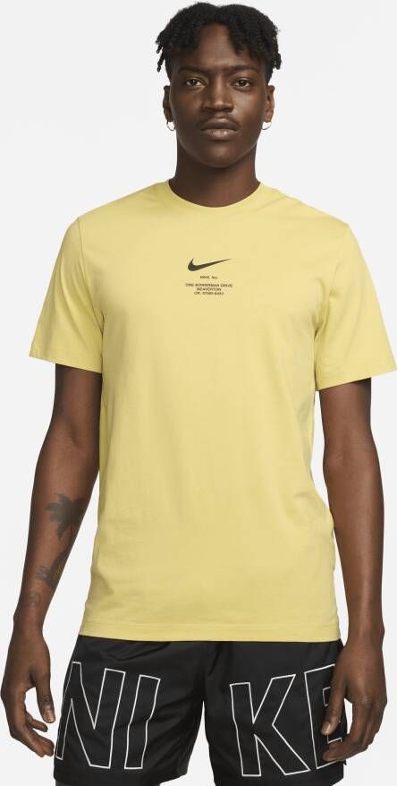 Nike Sportswear T-shirt voor heren Geel