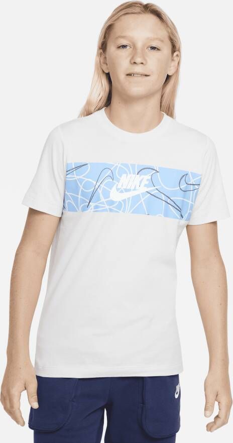 Nike Sportswear T-shirt voor jongens Grijs