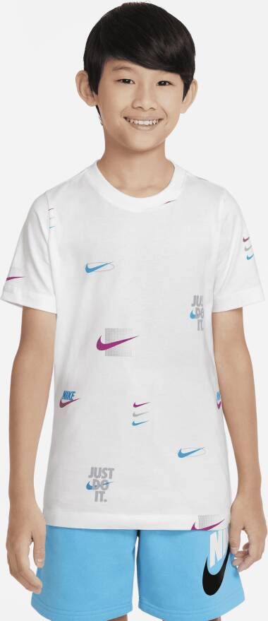 Nike Sportswear T-shirt voor jongens Wit