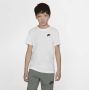 Nike Sportswear T-shirt T-shirts Kleding white black maat: 147 beschikbare maaten:XS S 137 147 170 - Thumbnail 3