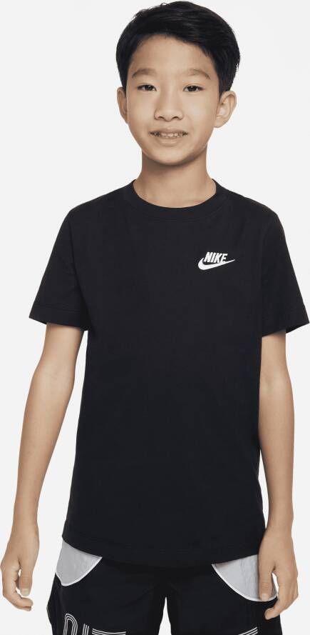 Nike Sportswear T-shirt T-shirts Kleding black white maat: 158 beschikbare maaten:XS S 137 147 158 170