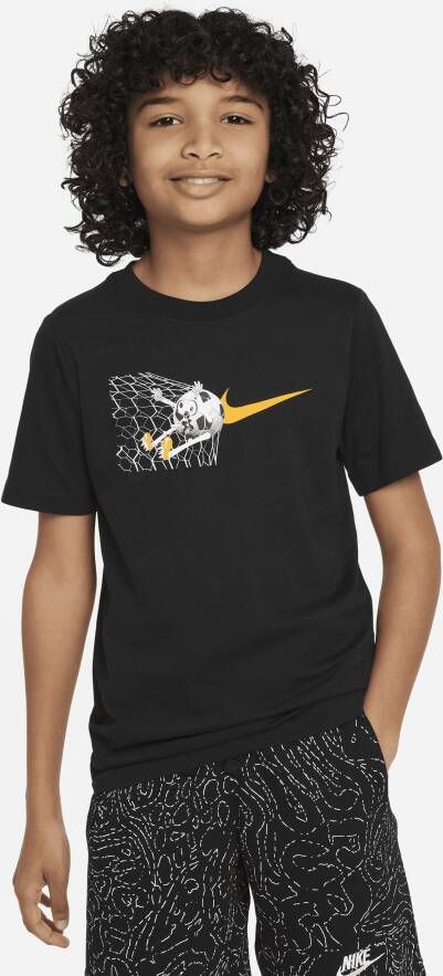 Nike Voetbal Sportkleding Shirt Black Heren