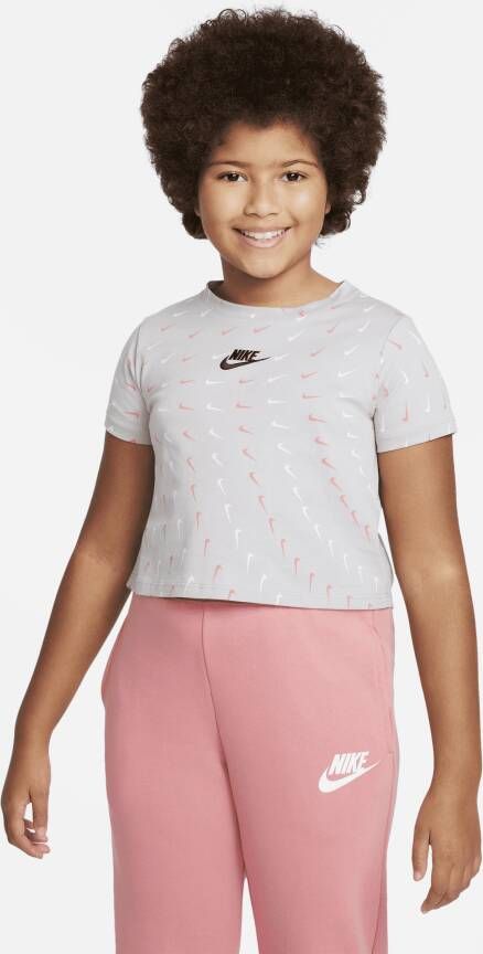 Nike Sportswear T-shirt voor meisjes Grijs