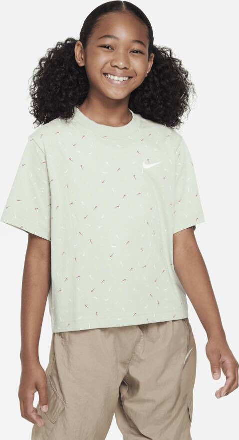 Nike Sportswear T-shirt voor meisjes Groen