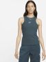 Nike Sportswear tanktop met ribbelstructuur voor dames Groen - Thumbnail 1