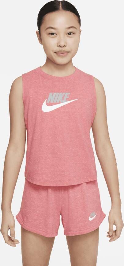 Nike Sportswear Tanktop van jersey voor meisjes Roze