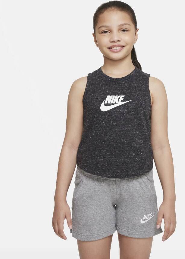 Nike Sportswear Tanktop van jersey voor meisjes Zwart