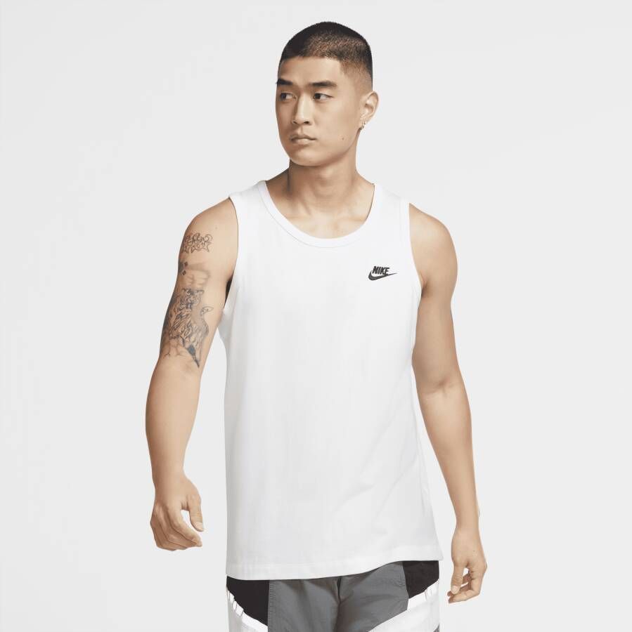 Nike Sportswear Club tanktop voor heren Wit