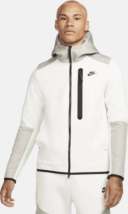 Nike Sportswear Tech Fleece Herentop met rits over de hele lengte Grijs
