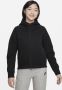 Nike Sportswear Tech Fleece Hoodie met rits over de hele lengte voor meisjes Zwart - Thumbnail 1