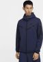 Nike Sportswear Tech Fleece Hoodie met rits voor heren Blauw - Thumbnail 4