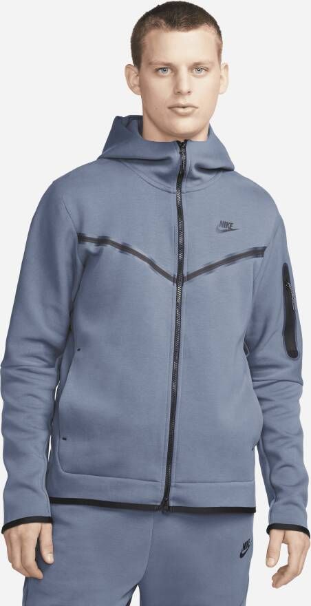 Nike Sportswear Tech Fleece Hoodie met rits voor heren Blauw