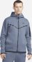 Nike Sportswear Tech Fleece Hoodie met rits voor heren Blauw - Thumbnail 1