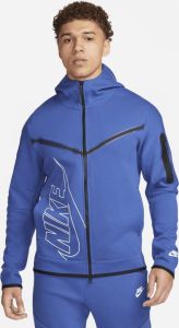Nike Sportswear Tech Fleece Hoodie met rits voor heren Blauw