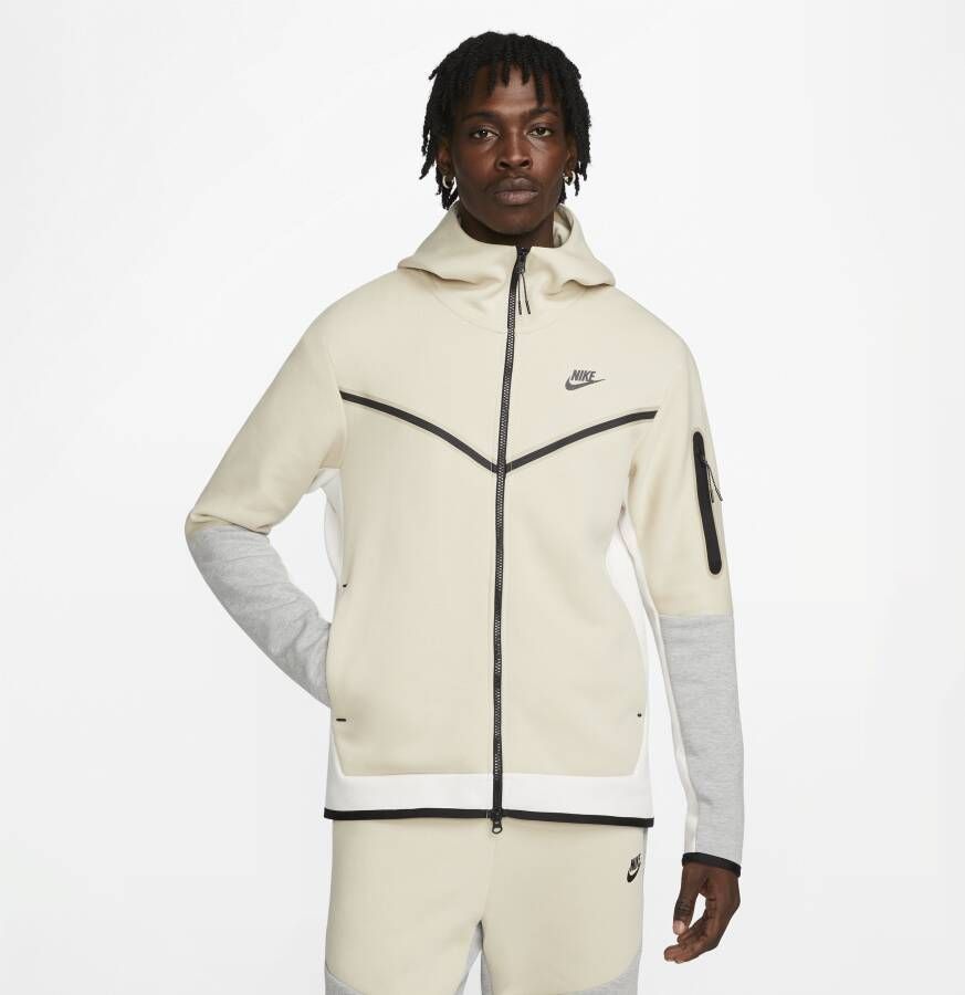 Nike Sportswear Tech Fleece Hoodie met rits voor heren Bruin
