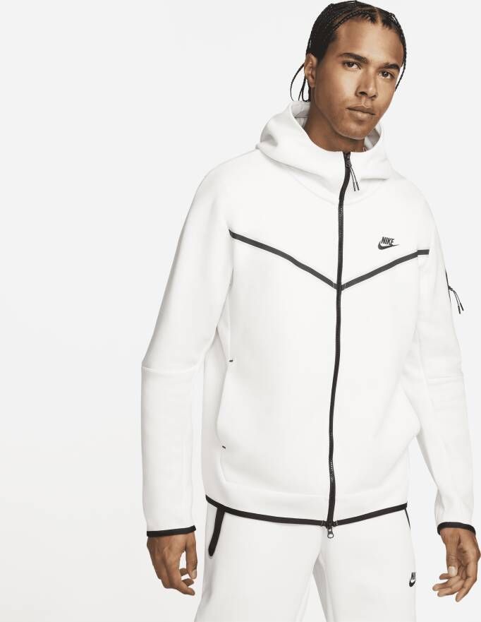 Nike Sportswear Tech Fleece Full-zip Hoodie Hooded vesten Kleding phantom black maat: XXL beschikbare maaten:XL XXL