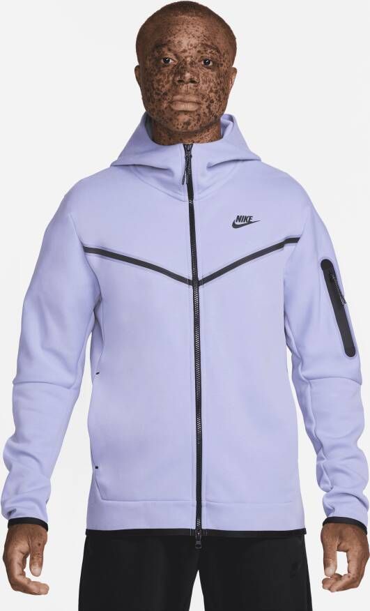 Nike Sportswear Tech Fleece Hoodie met rits voor heren Paars