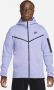 Nike Sportswear Tech Fleece Hoodie met rits voor heren Paars - Thumbnail 2