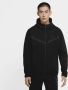 Nike Sportswear Tech Fleece Hoodie met rits voor heren Zwart - Thumbnail 2