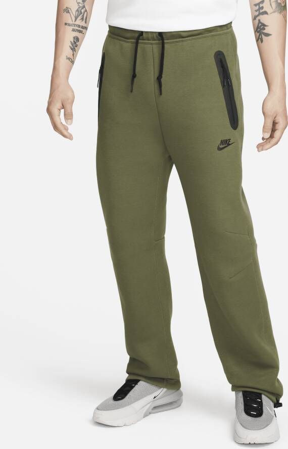 Nike Sportswear Tech Fleece joggingbroek met open zoom voor heren Groen