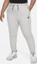 Nike Sportswear Tech Fleece joggingbroek voor meisjes (ruimere maten) Grijs - Thumbnail 1