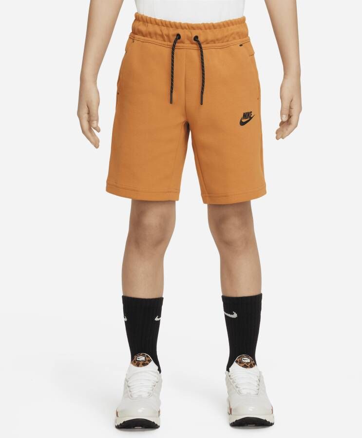 Nike Sportswear Tech Fleece Jongensshorts Oranje