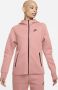 Nike Sportswear Tech Fleece Windrunner Hoodie met rits voor dames Roze - Thumbnail 1