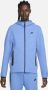 Nike Sportswear Tech Fleece Windrunner Hoodie met rits voor heren Blauw - Thumbnail 1