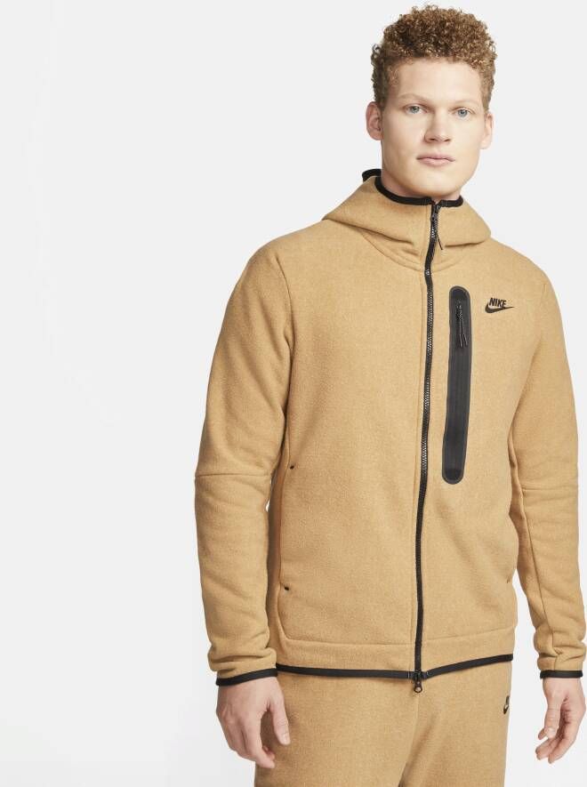 Nike Sportswear Tech Fleece Winterse hoodie met rits voor heren Bruin