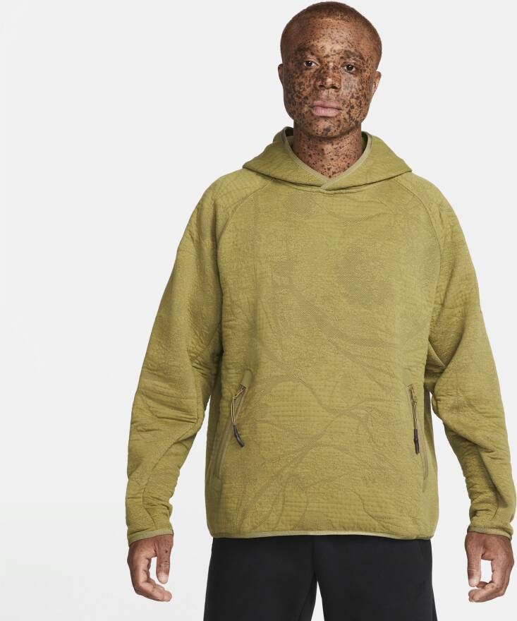 Nike Sportswear Therma-FIT ADV Tech Pack Engineered hoodie met bloemenprint voor heren Groen