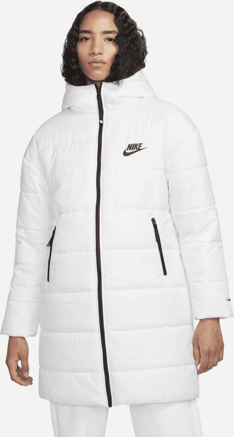 Nike Sportswear Therma-fit Repel Women's Synthetic-fill Hooded Parka's Kleding summit white black black maat: XS beschikbare maaten:XS M L