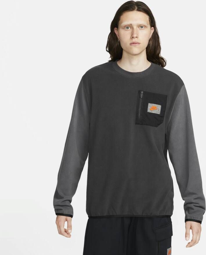 Nike Sportswear Therma-FIT Sports Utility Sweatshirt van fleece voor heren Grijs