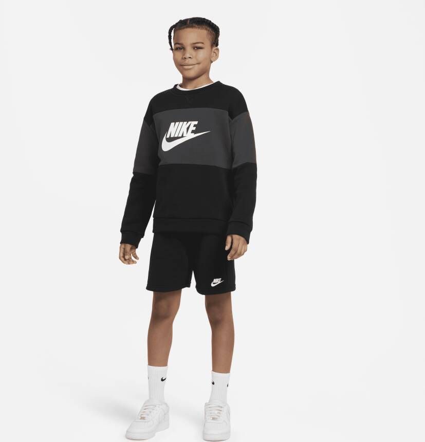 Nike Sportswear Trainingspak van sweatstof voor kids Zwart