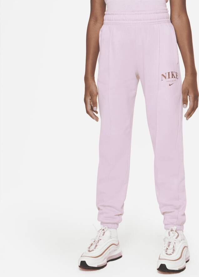 Nike Sportswear Trend Fleecebroek voor meisjes Roze
