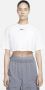 Nike Sportwear Trend Crop Tee T-shirts Kleding white maat: L beschikbare maaten:XS L - Thumbnail 1