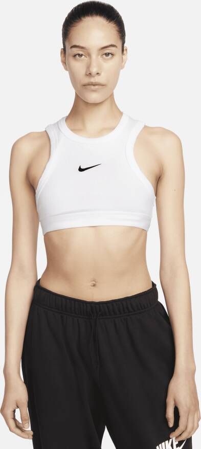 Nike Sportswear Trend Tank Crop Rib Top Tanktops Kleding white maat: L beschikbare maaten:M L