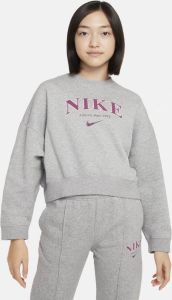 Nike Sportswear Trend Sweatshirts van fleece voor meisjes Grijs