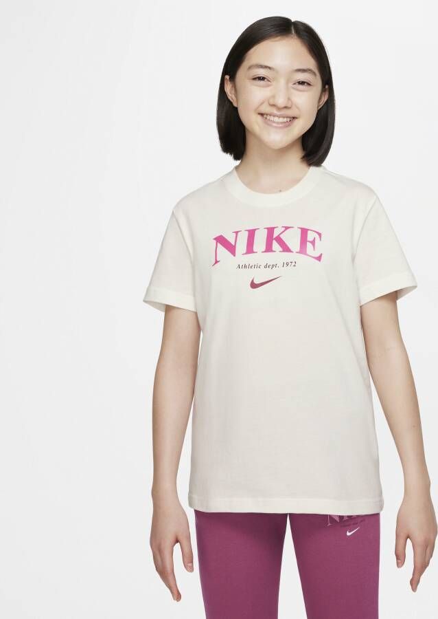 Nike Sportswear Trend T-shirt voor meisjes Wit