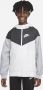 Nike Sportswear Windrunner ruimvallend jongensjack op heuplengte met capuchon Wit - Thumbnail 1