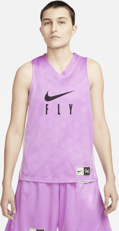 Nike Standard Issue Basketbaljersey voor dames Paars