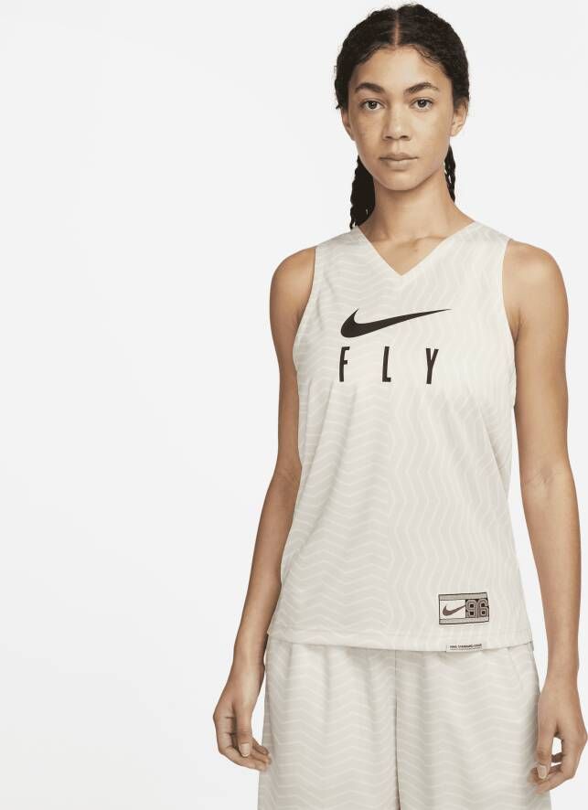 Nike Standard Issue Basketbaljersey voor dames Wit