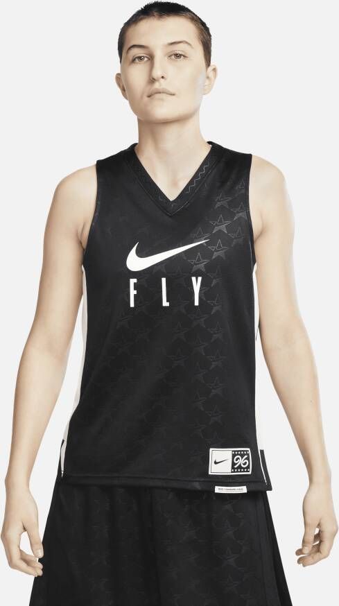 Nike Standard Issue Basketbaljersey voor dames Zwart
