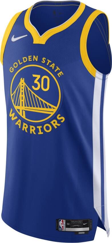 Nike Stephen Curry Warriors Icon Edition 2020 Authentic NBA-jersey voor heren Blauw