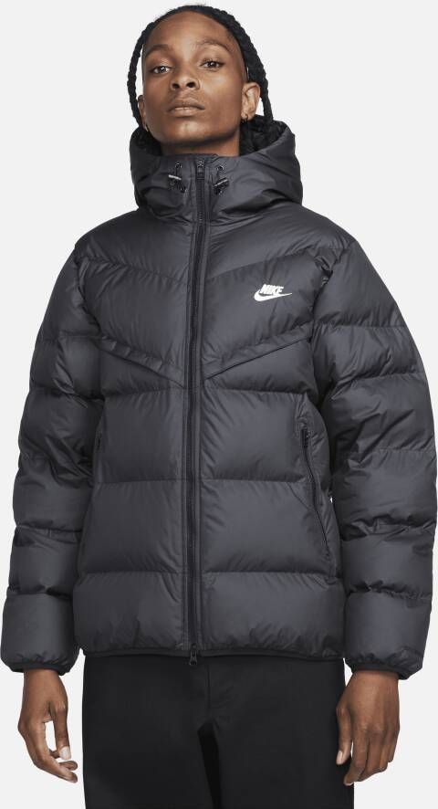Nike Storm-fit Windrunner Primaloft Hooded Jacket Pufferjassen Kleding black black sail maat: XS beschikbare maaten:S M L XL XS