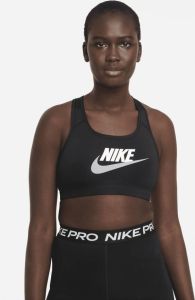 Nike Sport BH Swoosh Medium-Support Non-Padded Graphic Sports Bra