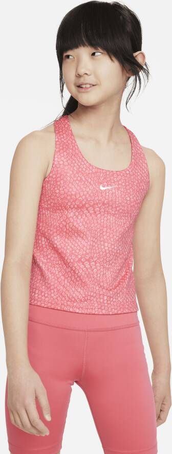 Nike Swoosh tanktop-sport-bh voor meisjes Roze