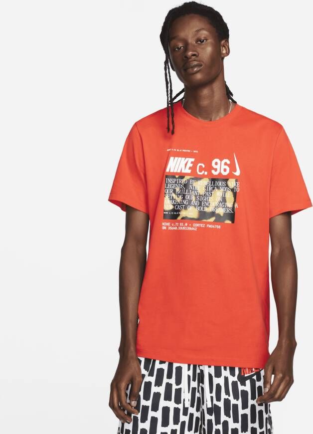 Nike T-shirt voor heren Rood