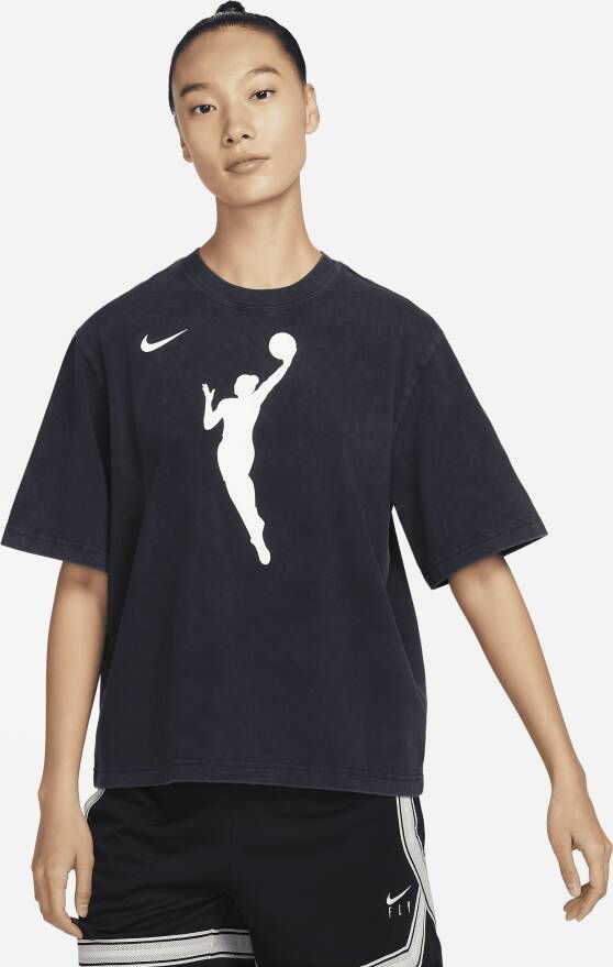 Nike Team 13 WNBA damesshirt met recht design Zwart