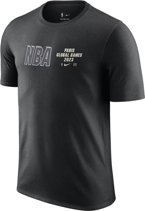 Nike Team 31 2023 Parijs Max90 NBA T-shirt voor heren Zwart